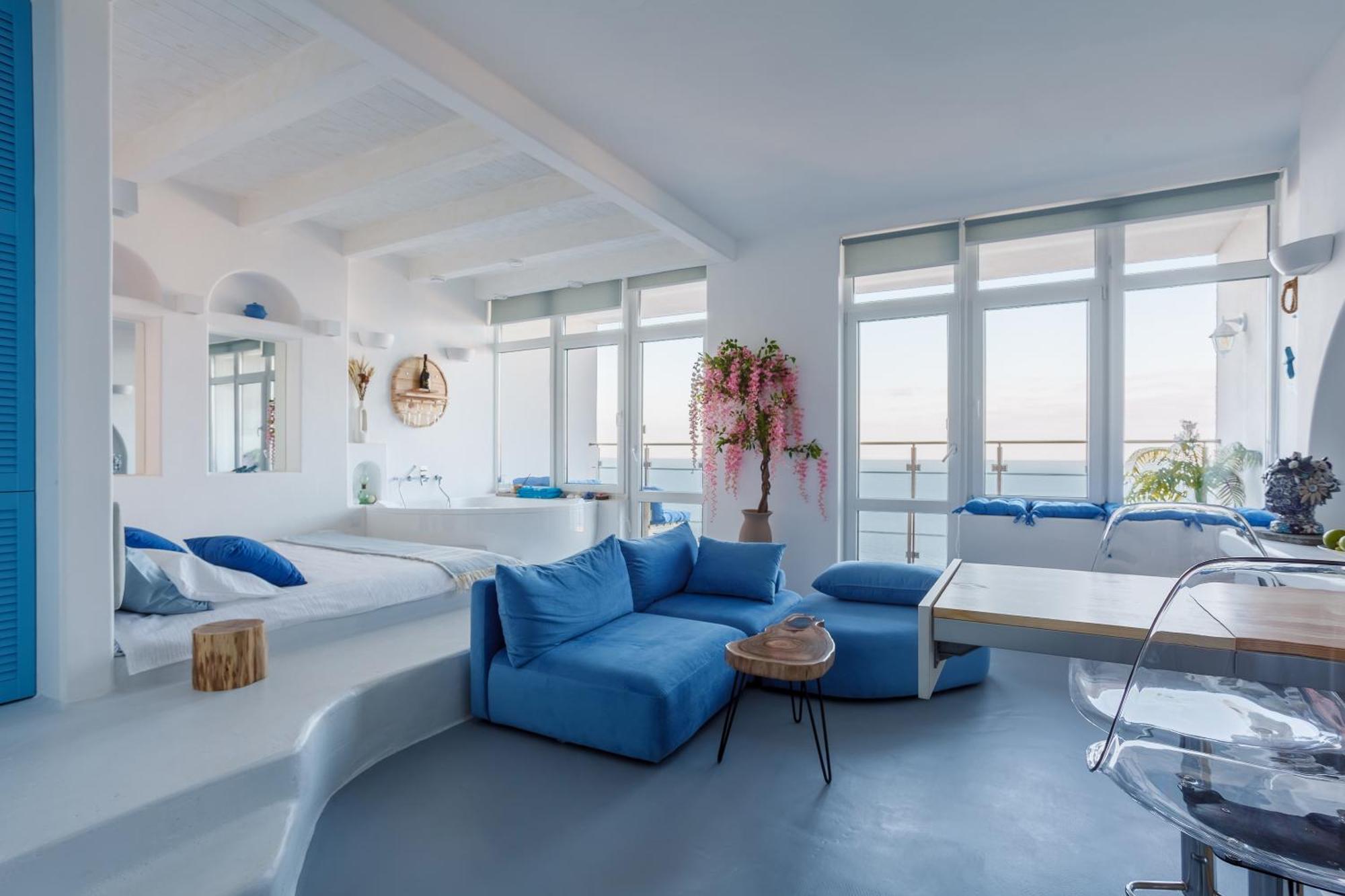 Anna Maria Santorini - Greek Suite & Large Sea Terrace Arcadia 오데사 외부 사진