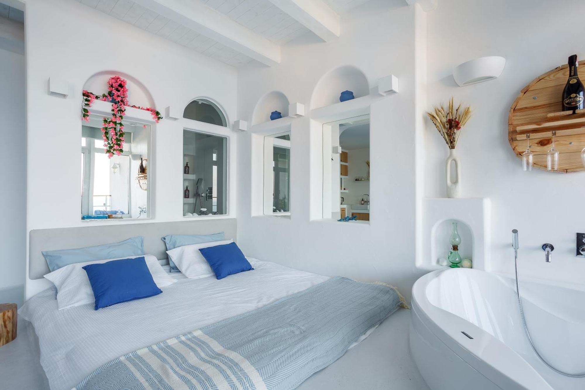 Anna Maria Santorini - Greek Suite & Large Sea Terrace Arcadia 오데사 외부 사진