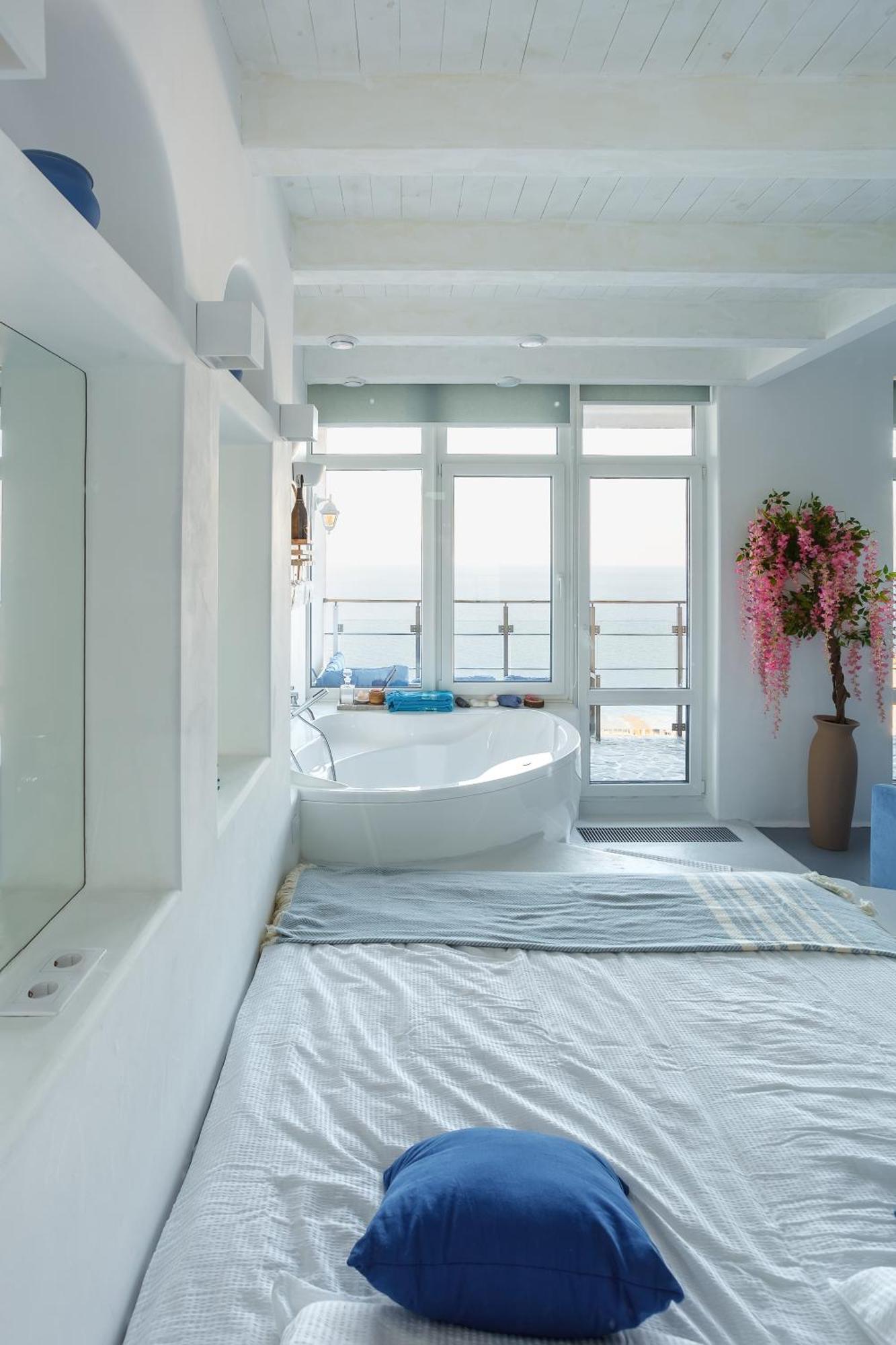 Anna Maria Santorini - Greek Suite & Large Sea Terrace Arcadia 오데사 외부 사진