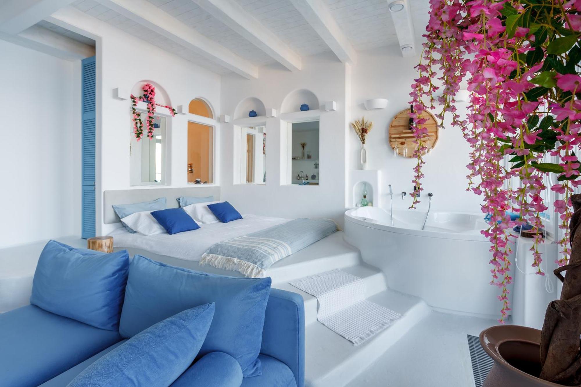 Anna Maria Santorini - Greek Suite & Large Sea Terrace Arcadia 오데사 외부 사진