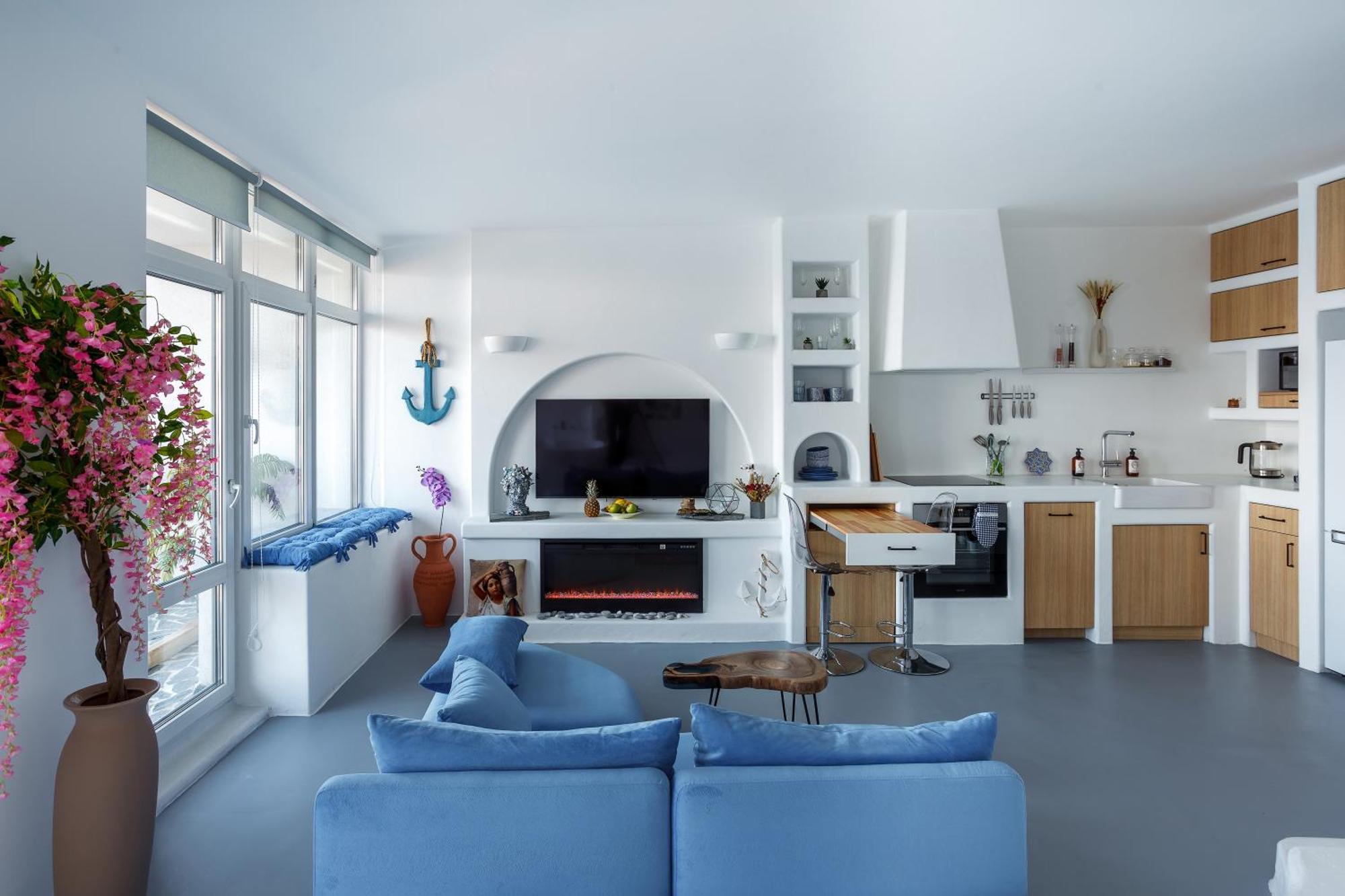 Anna Maria Santorini - Greek Suite & Large Sea Terrace Arcadia 오데사 외부 사진