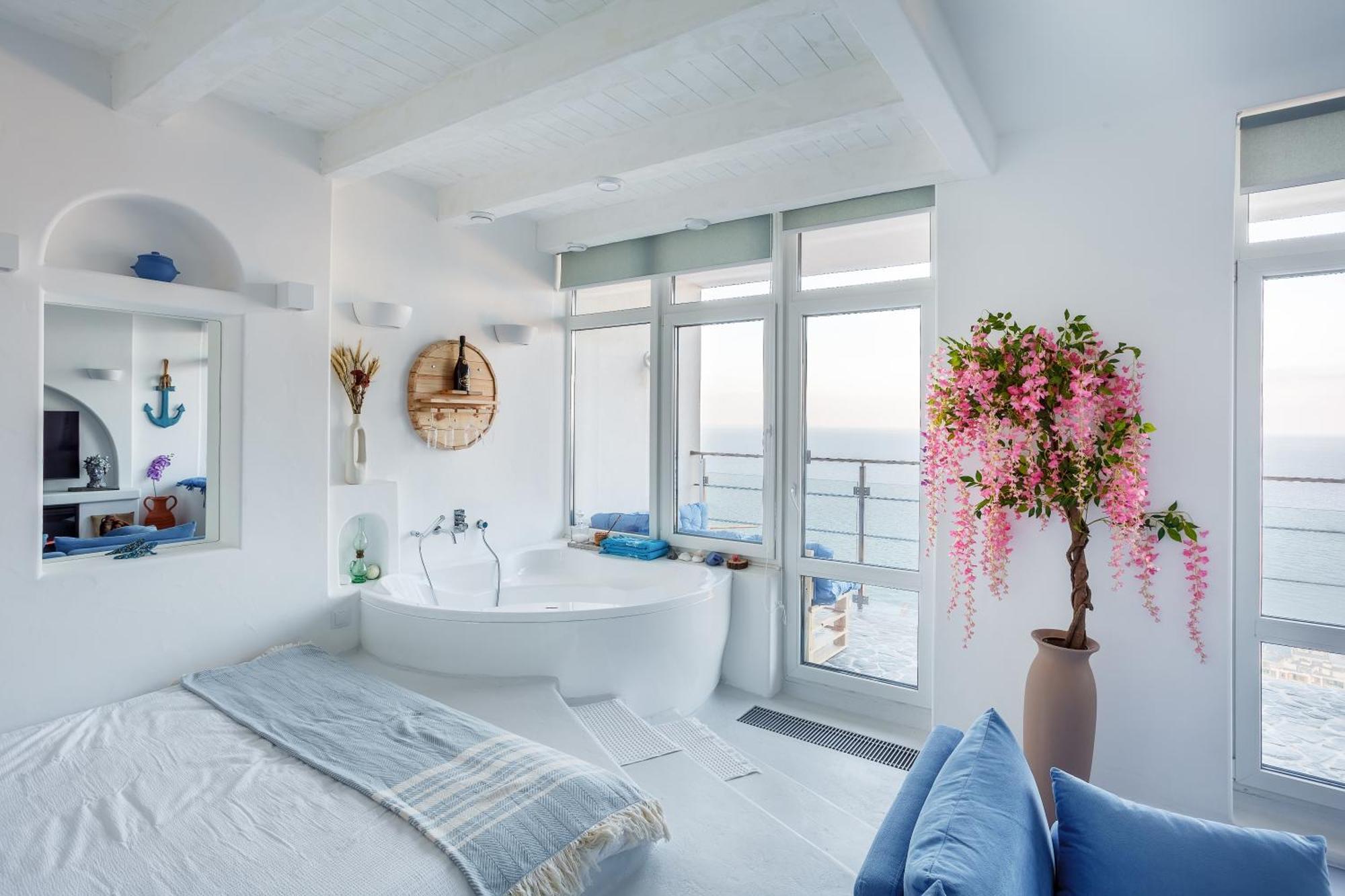 Anna Maria Santorini - Greek Suite & Large Sea Terrace Arcadia 오데사 외부 사진